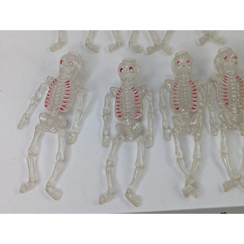 Spooky Skeleton String Light Covers Only 5 Inch Lot of 10 Halloween‎